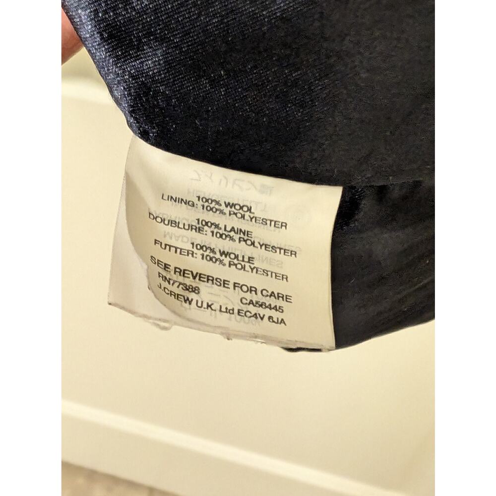 J. Crew Factory Women's Gray Tailored Long Coat - Picture 4 of 6